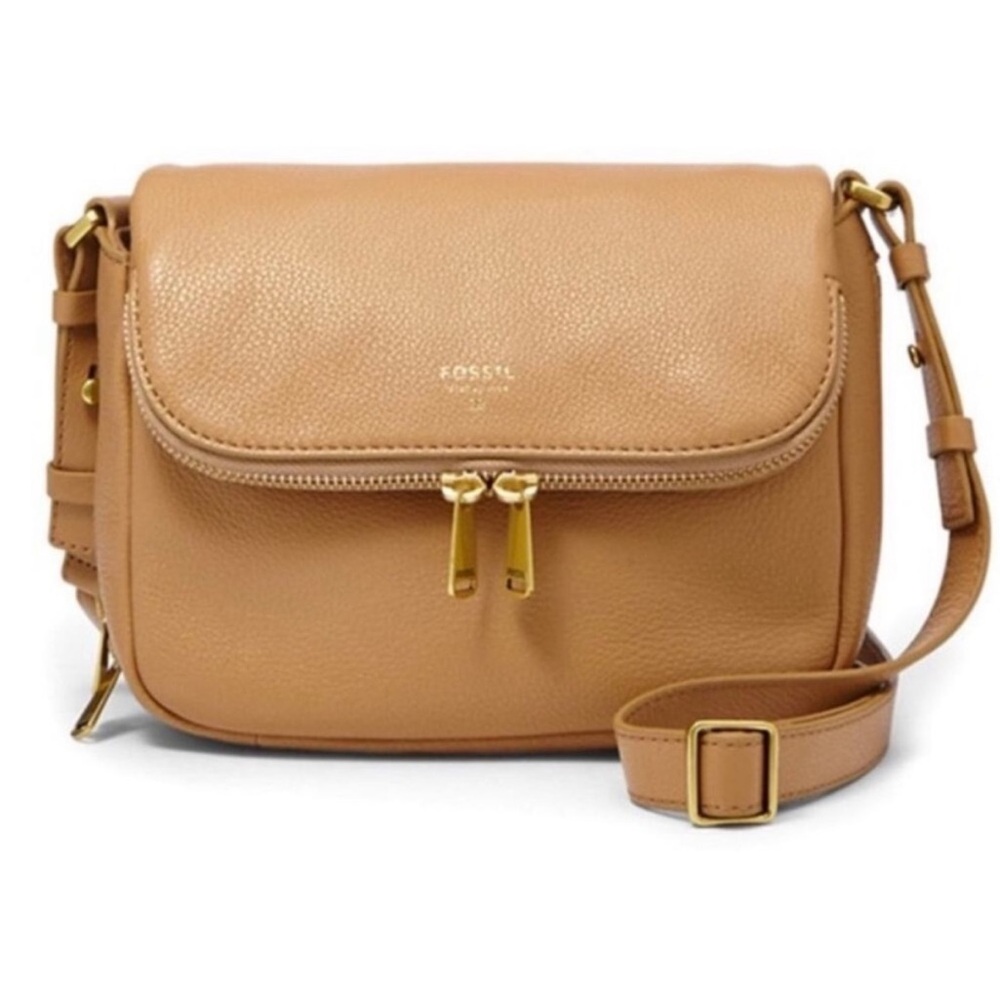 Fossil Preston Mini Flap Leather Bag